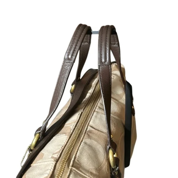 Coach Signature Campbell Satchel Shoulder Tote - Picture 8 of 10